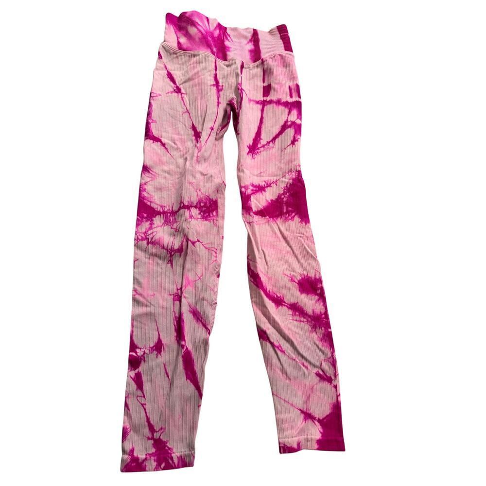 Y2K PINK by Victoria’s Secret leggings magenta textured sz XS yoga activewear